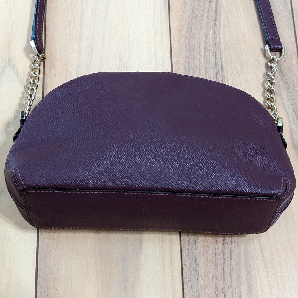 EUC! Kate Spade New York Cameron Street Blossom Hilli Crossbody Bag Burgundy - Picture 11 of 12